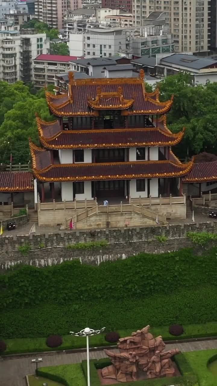 长沙相遇青春 航拍长沙天心阁，潇湘古阁，秦汉名城！#长沙市长沙天心阁