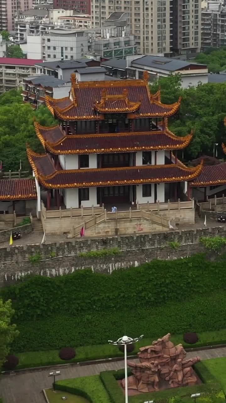 长沙相遇青春 航拍长沙天心阁，潇湘古阁，秦汉名城！#长沙市长沙天心阁#自联盟