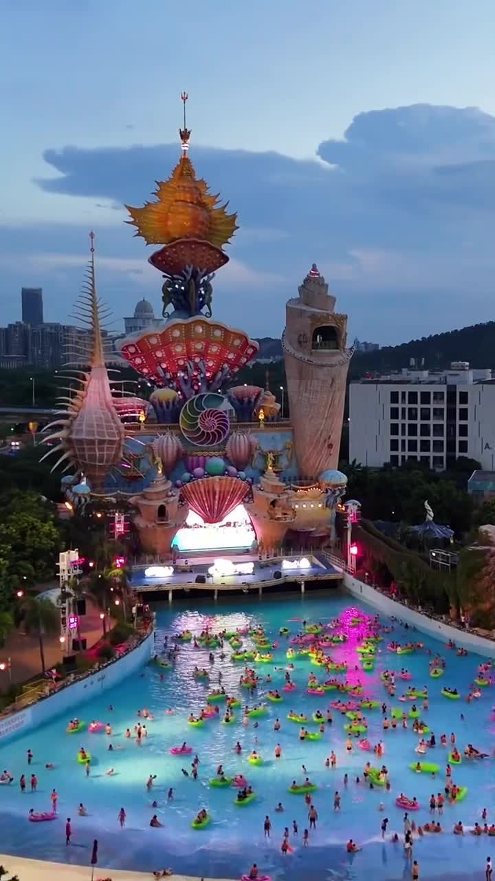 冰凉夏天即将到来，顺德欢乐海岸玛雅海滩水公园欢迎您！您准备好了吗？#佛山市顺德欢乐海岸#自联盟